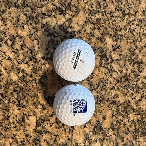 Bridgestone Golf Balls united airlines logo
